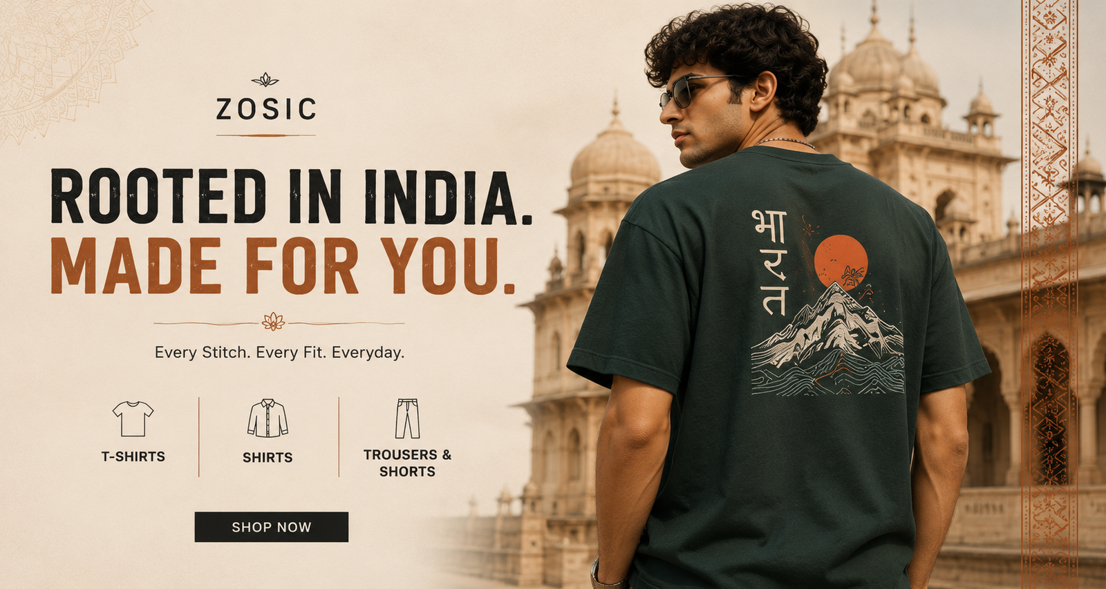 ZOSIC everyday comfort promo banner